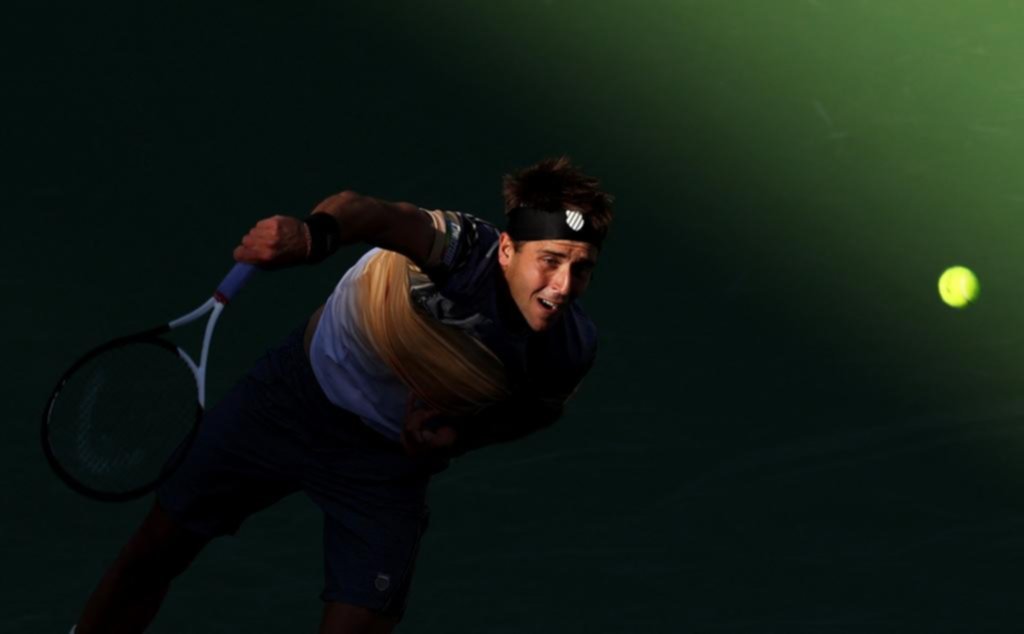 La caída no opacó la gran labor de Tomy Etcheverry ante Murray