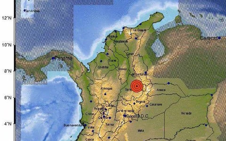 Temblor sacudió a Colombia: fuerte sismo con epicentro en Bogotá