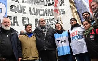 Nueva protesta de piqueteros: "Siempre esperamos que la ministra se sensibilice con nuestra cuestión"