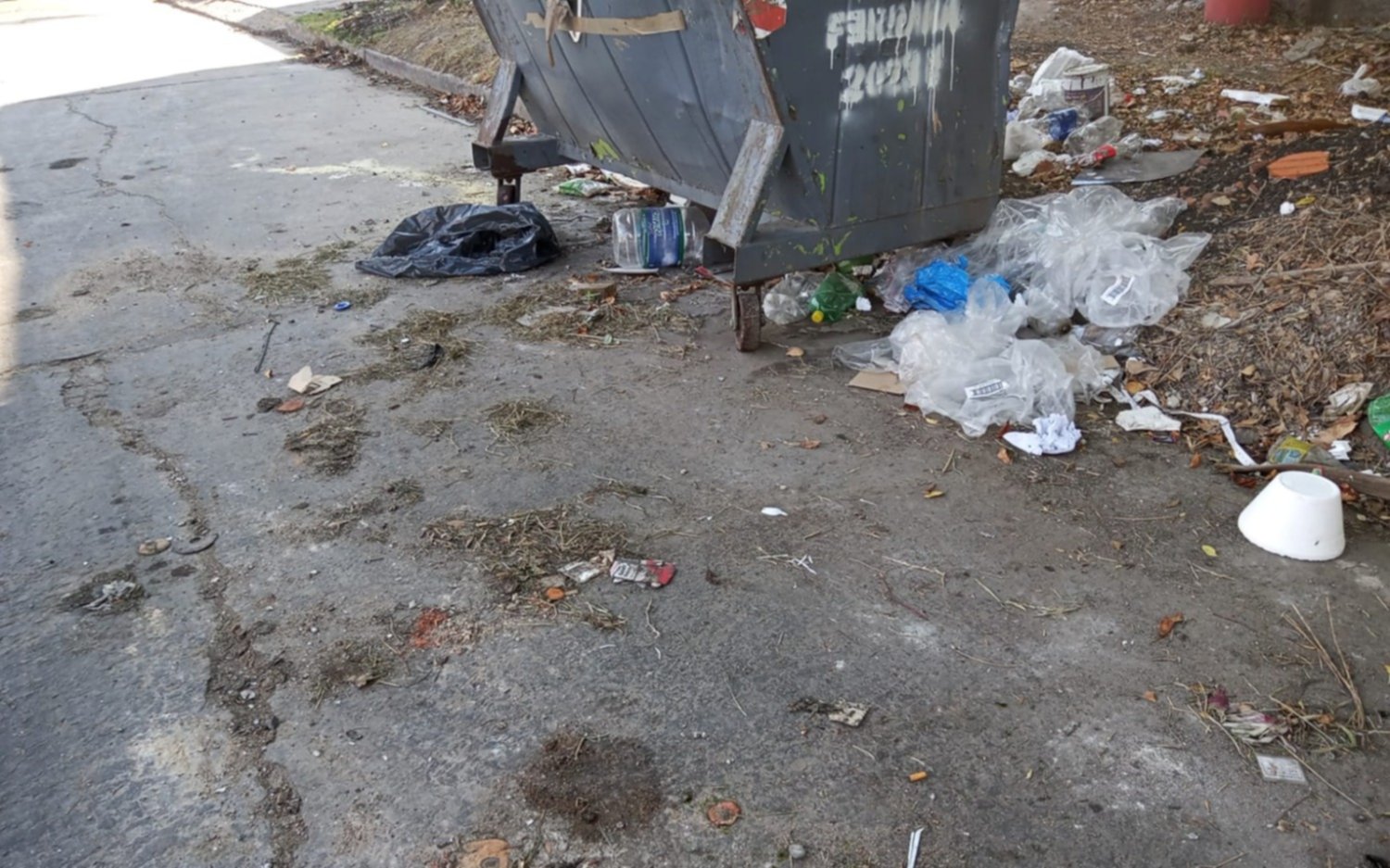 Vecinos reclaman un basural en las puertas del Hospital San Juan de Dios
