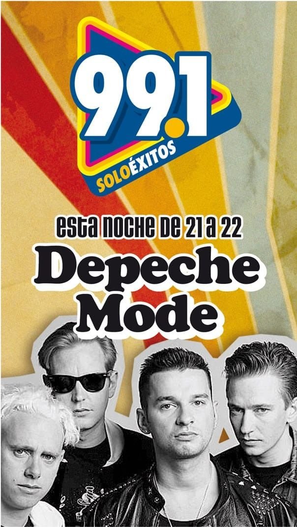Depeche Mode será protagonista esta noche del especial de Éxito FM 99.1