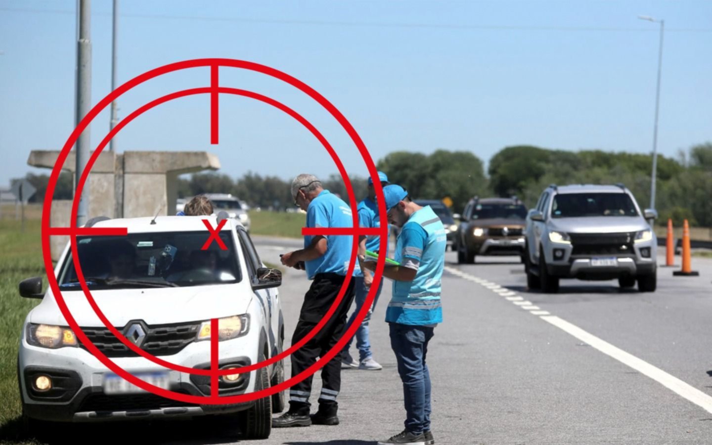 Ojito "banquineros": arrancan controles en la Autopista y la Autovía 2 por el finde largo