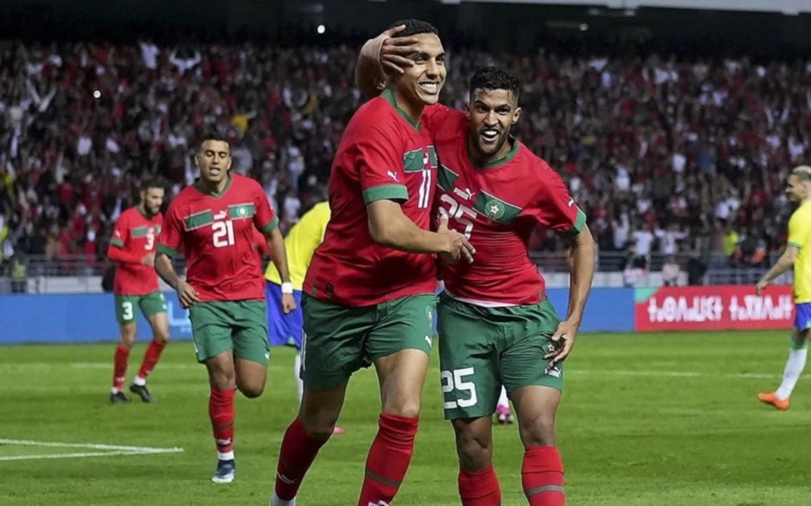 Marruecos sorprendió y le ganó a un Brasil renovado 