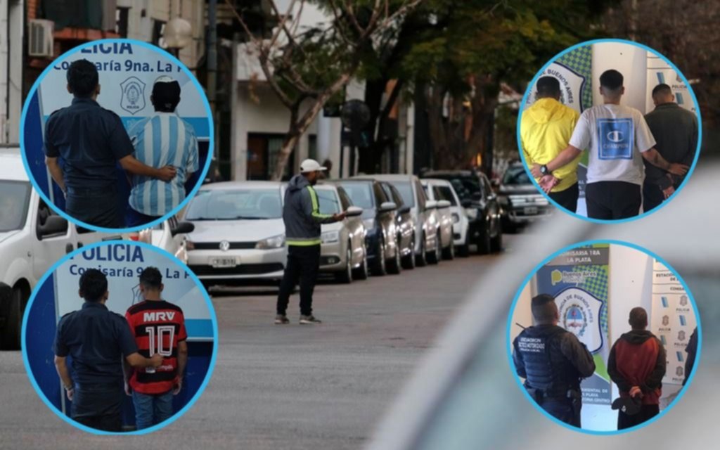 Fuerte operativo contra los trapitos en La Plata: llegan a cobrar hasta dos mil pesos para estacionar