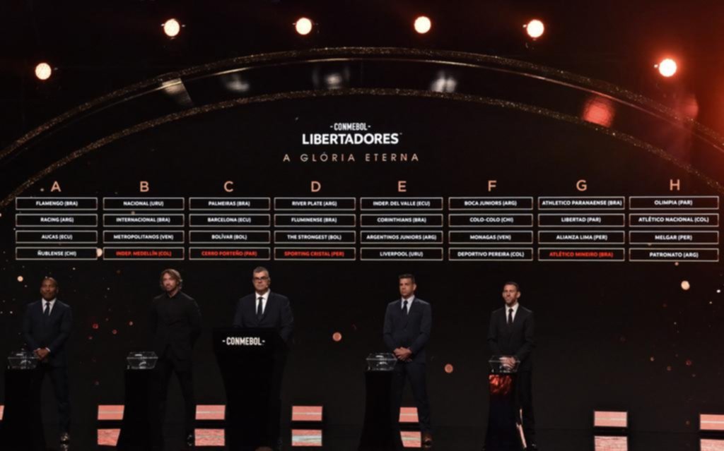 River tendrá un grupo difícil y Boca en una zona más accesible