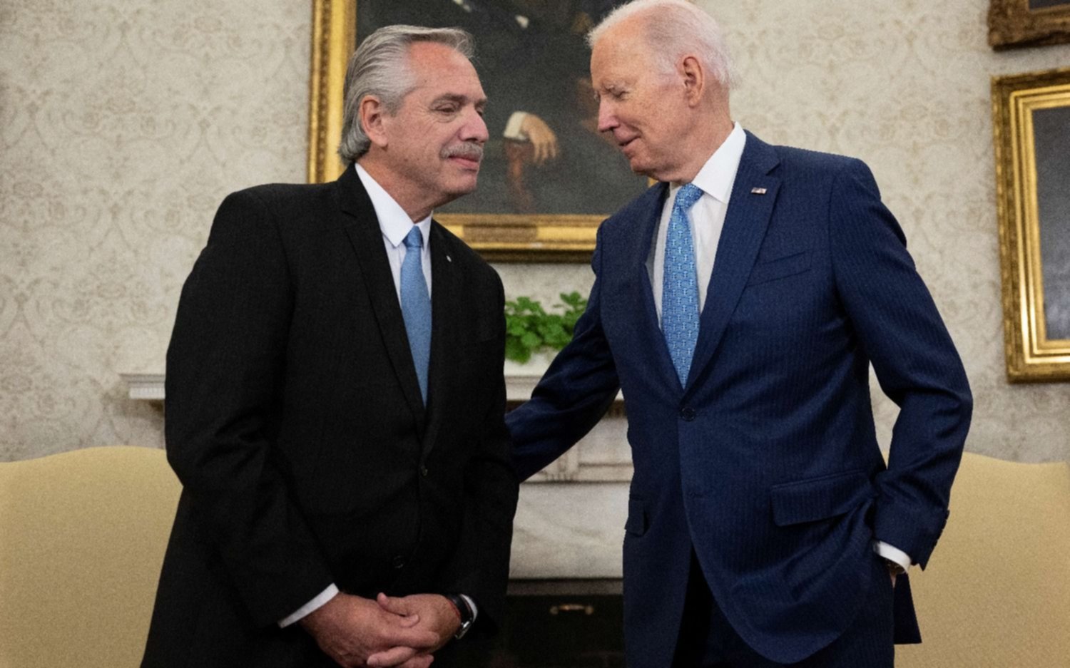 Alberto Fernández se reunió con Joe Biden en la Casa Blanca y le pidió apoyo para la negociación con el FMI