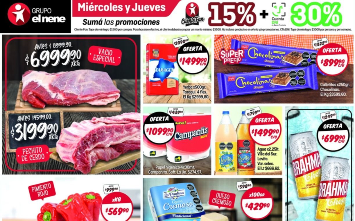 Estas son las ofertas imperdibles en El Nene hasta el 3 de marzo