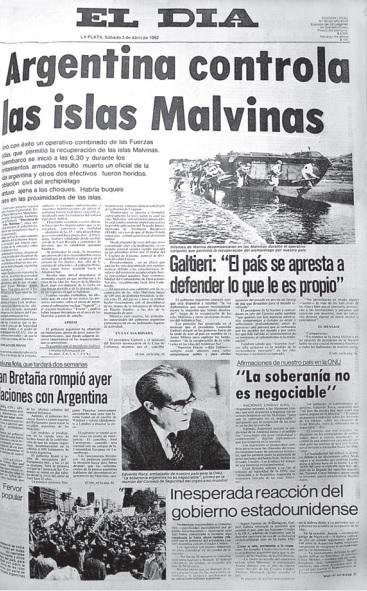 El DIA y las alternativas de la guerra de Malvinas (1982)