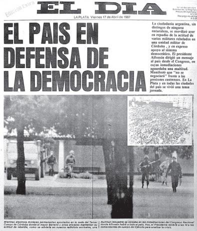 La histórica edición especial de EL DIA del Viernes Santo de 1987