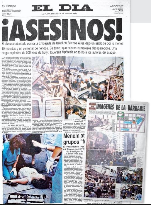 La edición del atentado a la Embajada de Israel en Buenos Aires (1992)