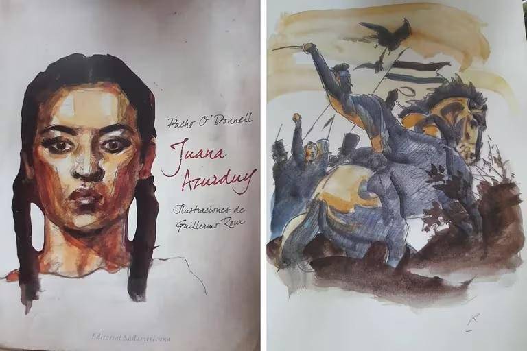 Juana Azurduy: una remembranza de las ilustraciones en una obra histórica