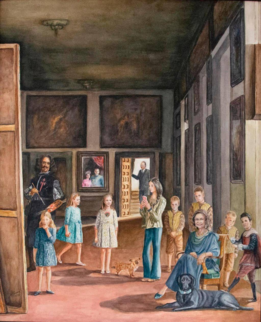 Arte: revuelo por una reinterpretación de la obra “Las Meninas”