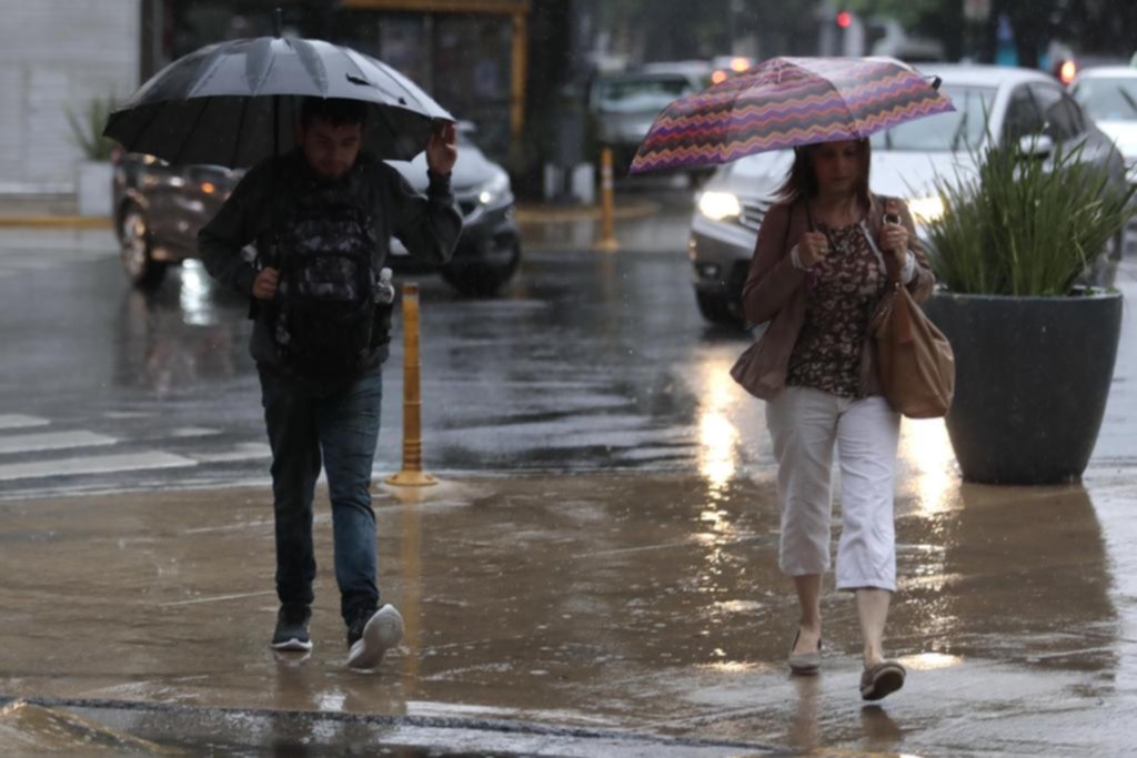 Lluvia, alerta, viento y de vuelta el sol en la Ciudad