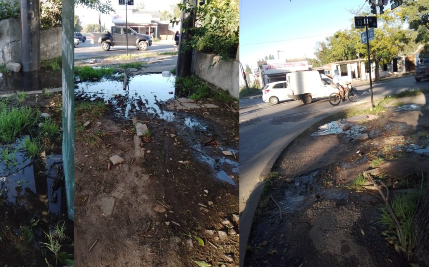 Villa Elvira: en plena avenida, no se puede caminar por desborde cloacal