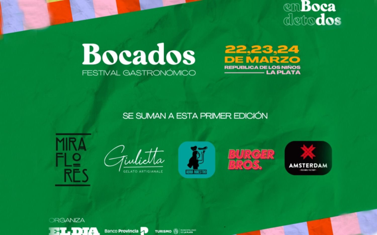 “Bocados”: se acerca el festival gastronómico que le faltaba a La Plata