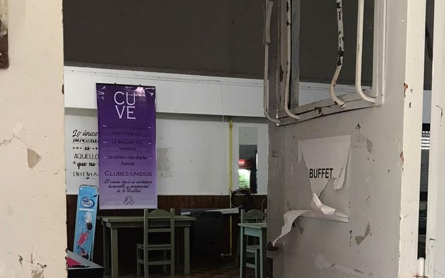 Robo y varios daños a un club barrial de Villa Elvira