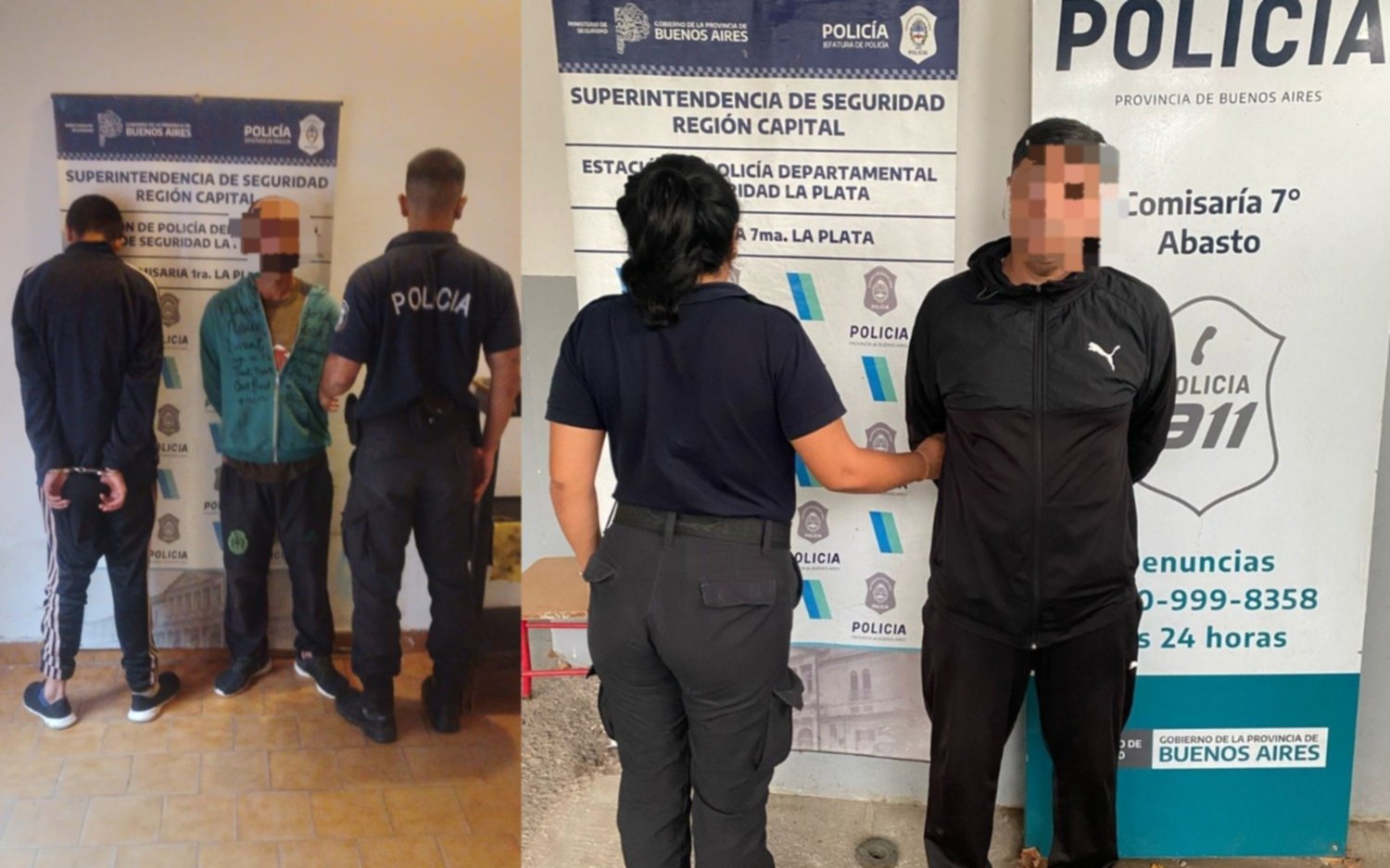 Un hombre y un menor de 14 años robaron una moto a metros del Ministerio de Seguridad bonaerense