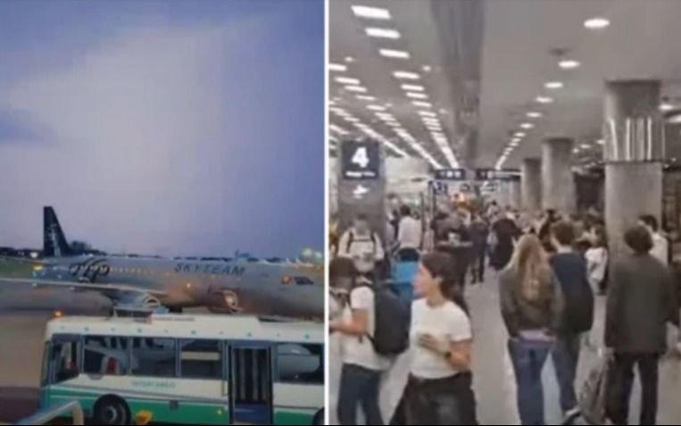 Vuelos demorados y caos en Aeroparque por las fuertes tormentas