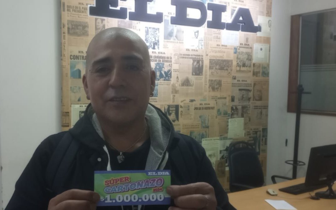 Un vecino de Berisso, el ganador del Cartonazo por $2.000.000