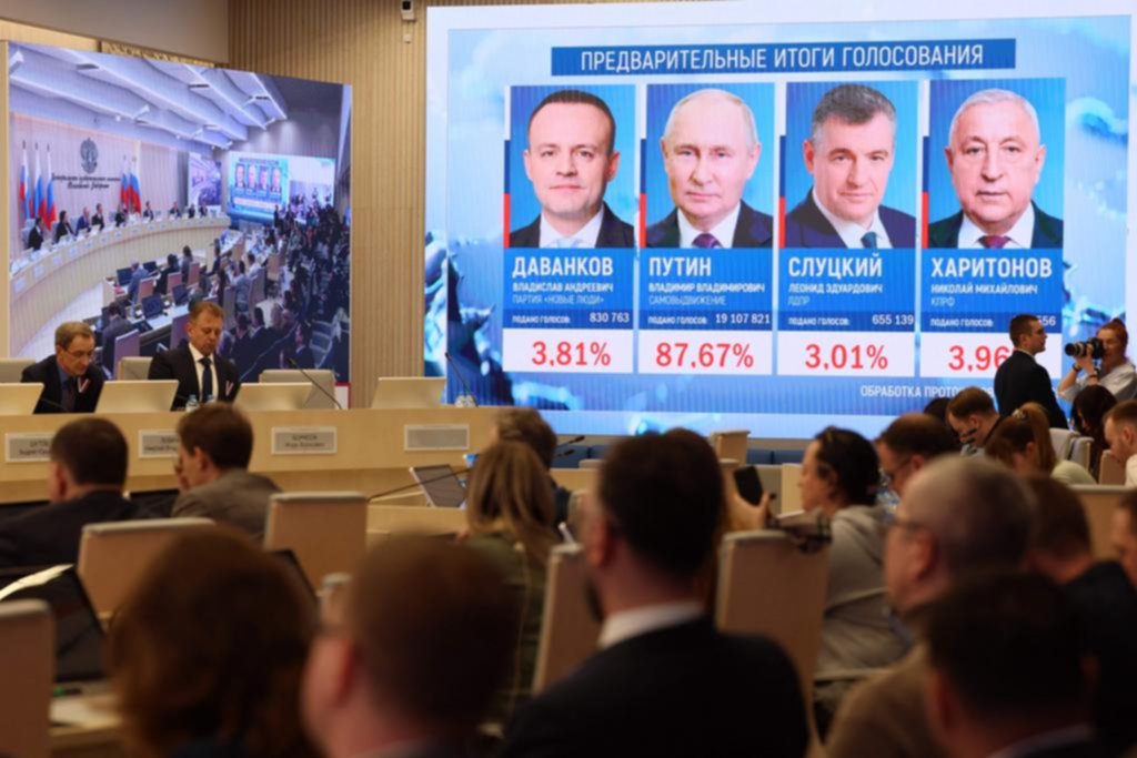 Putin se perpetua: fue reelecto por otros 6 años