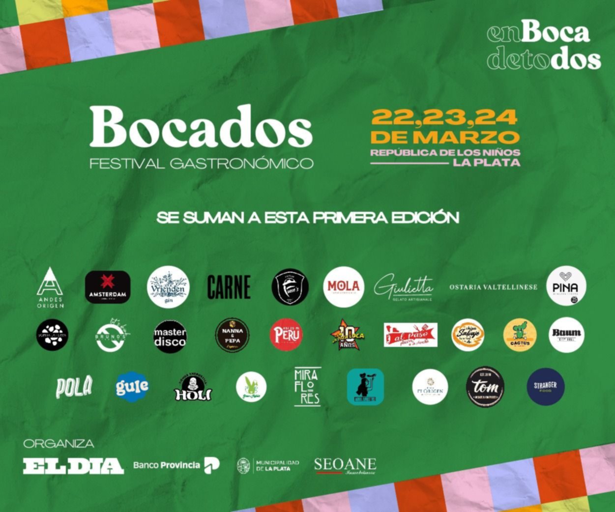 “Bocados”: todos los detalles de la fiesta de la gastronomía platense
