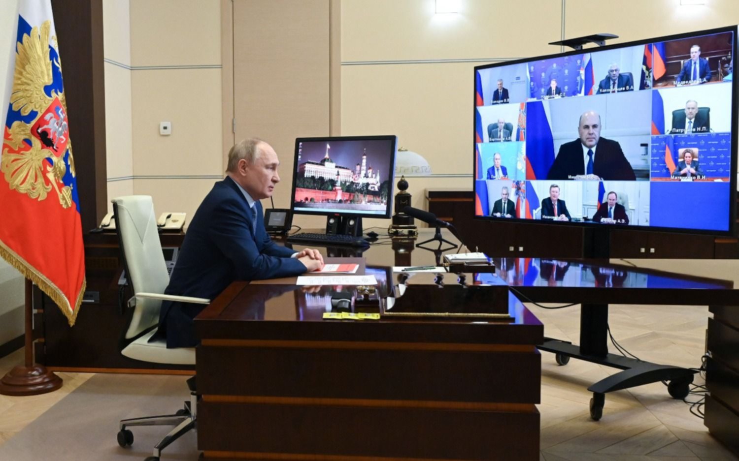 La reacción de Vladimir Putin tras el ataque terrorista en Moscú