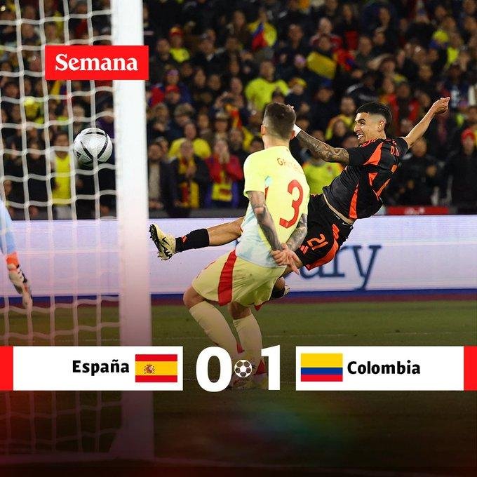 Colombia le ganó a España y goleó el Chile de Gareca