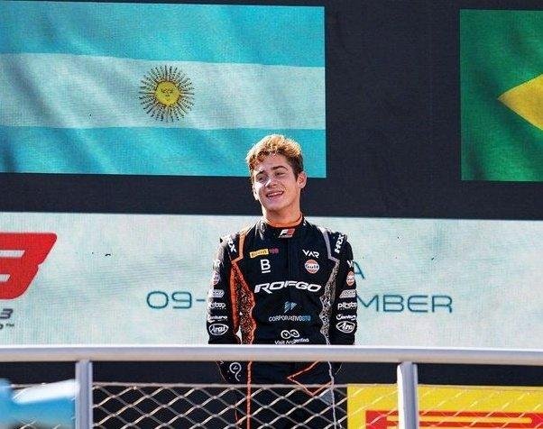 Colapinto alcanzó su mejor marca en la Fórmula 2