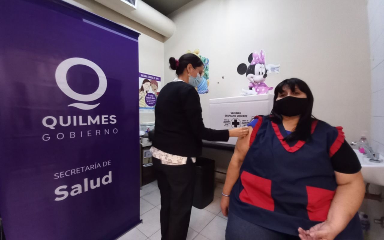 Campaña de vacunación antigripal 2024 en los centros de salud de Quilmes