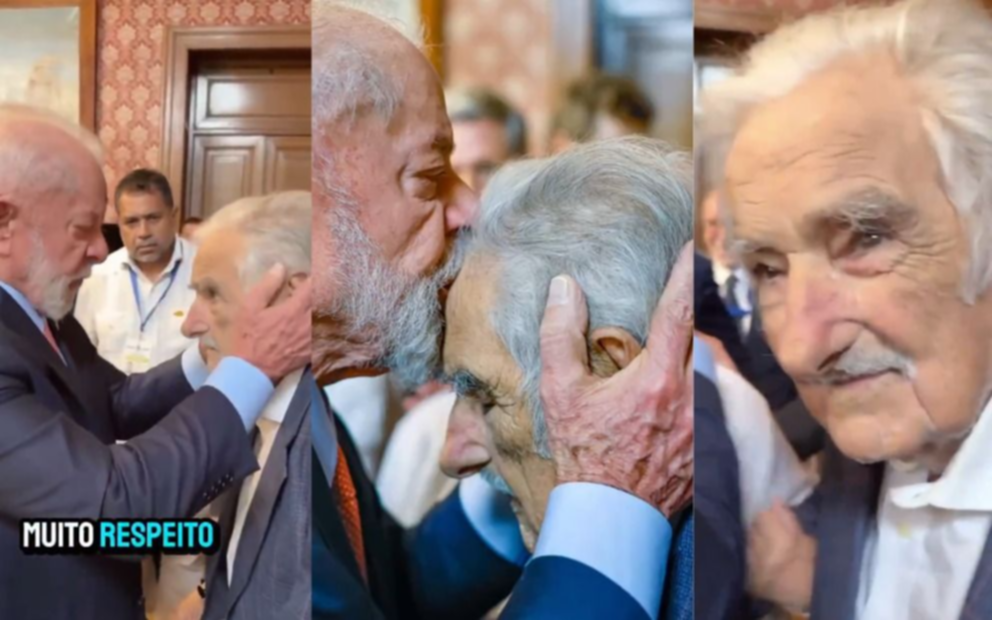 La emocionante charla entre Pepe Mujica y Lula, en la asución de Yamandú Orsi en Uruguay