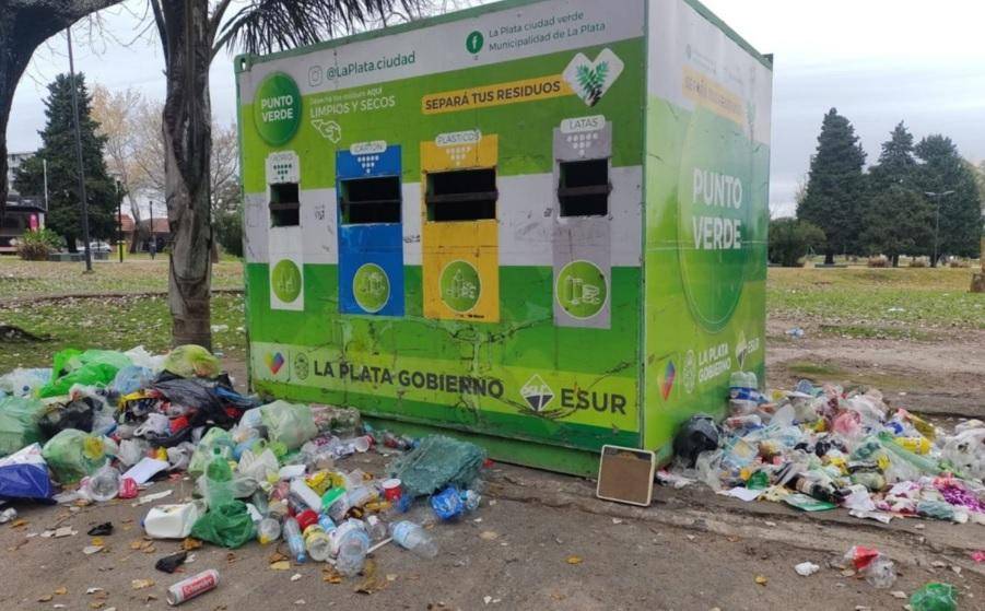 Bolsas verdes: La Plata recicla sólo el 2% de sus residuos