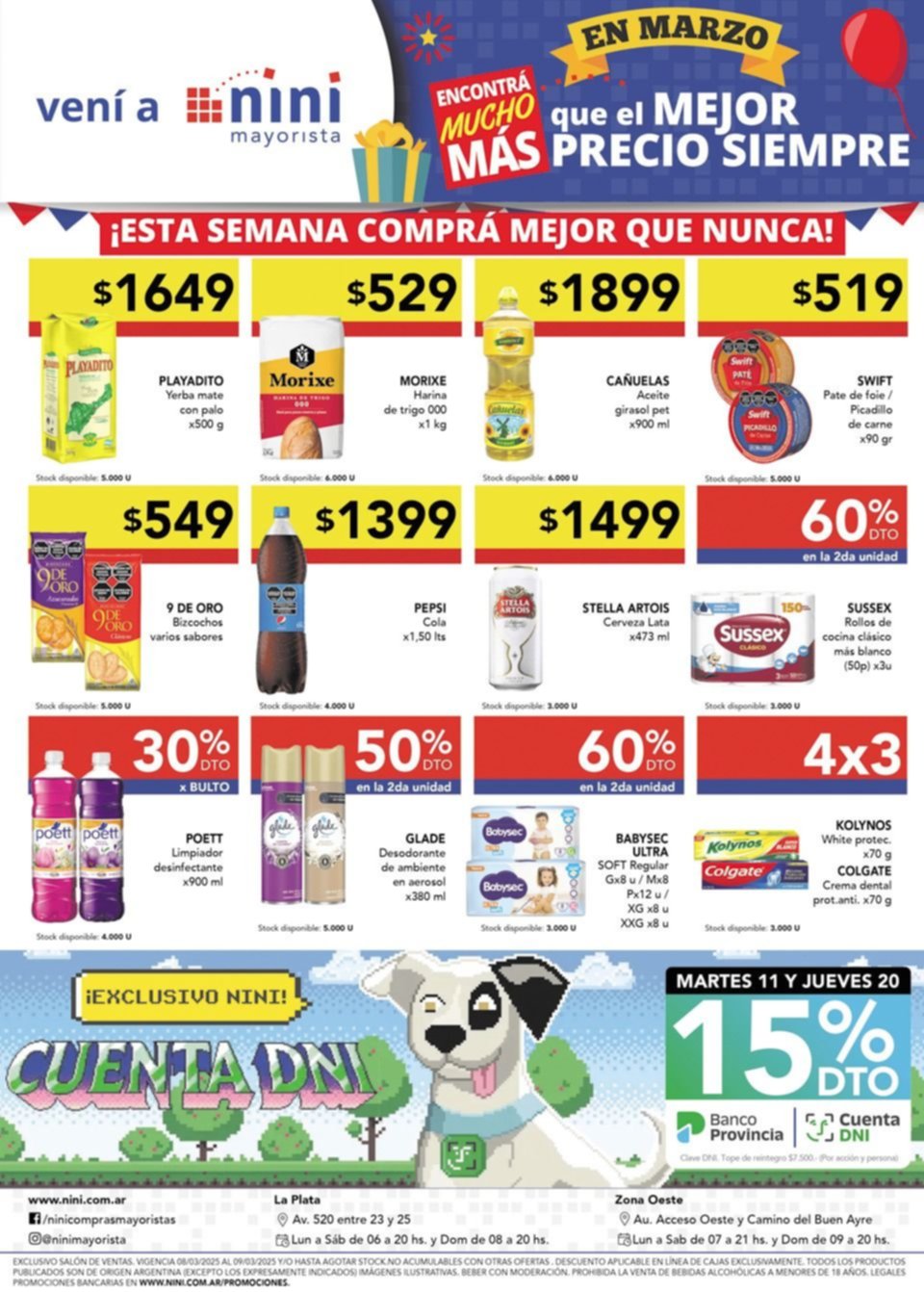 En NINI, ¡empezá la semana con estas ofertas!