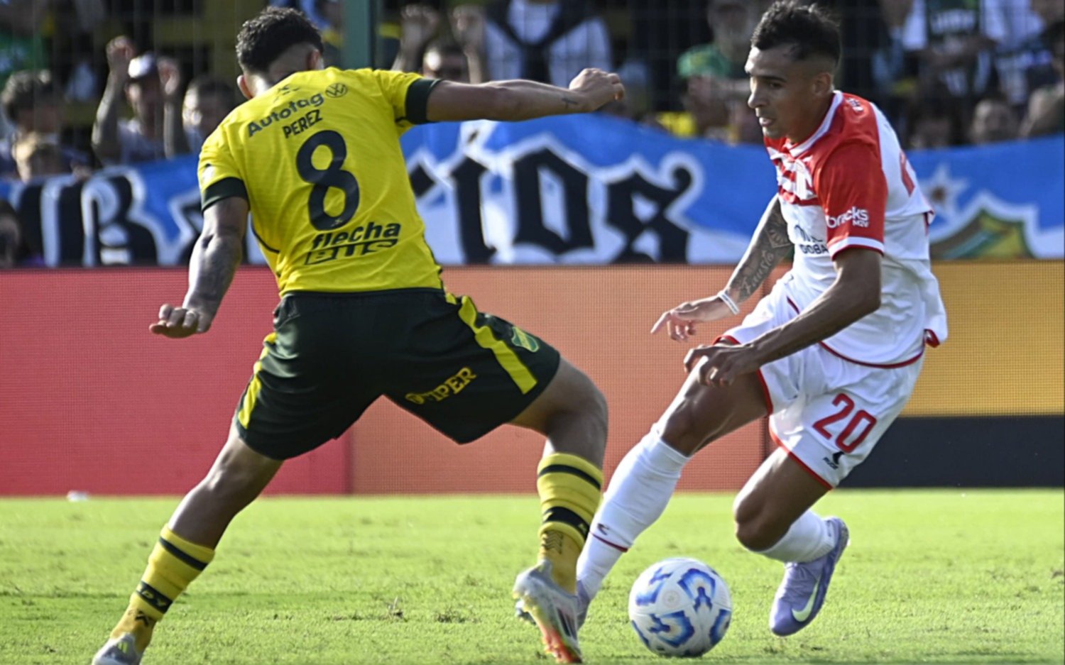 Eric Meza, una de las grandes dudas en Estudiantes para enfrentar a Newell's
