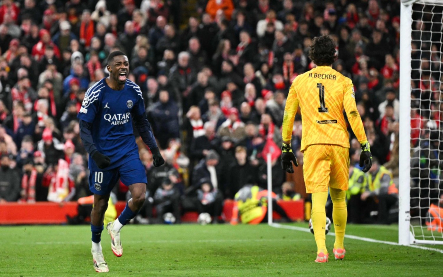 El PSG eliminó a Liverpool por penales en Anfield y clasificó a los cuartos de final de la Champions League