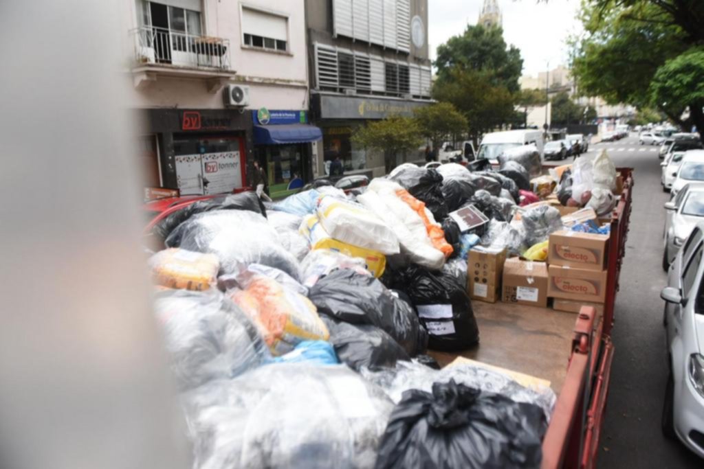 En La Plata sigue la campaña por los que necesitan ayuda en Bahía