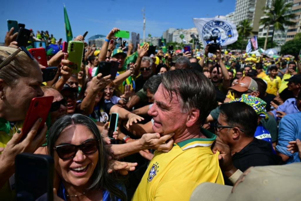 Gran movilización a favor de Bolsonaro
