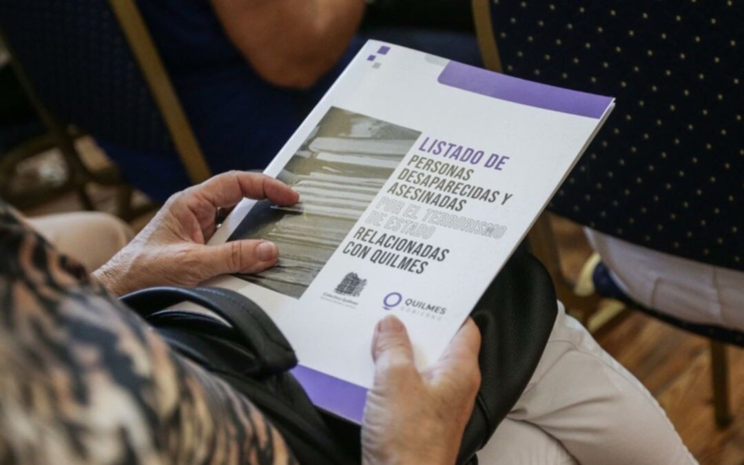 Quilmes presenta listado de 408 víctimas del terrorismo de Estado