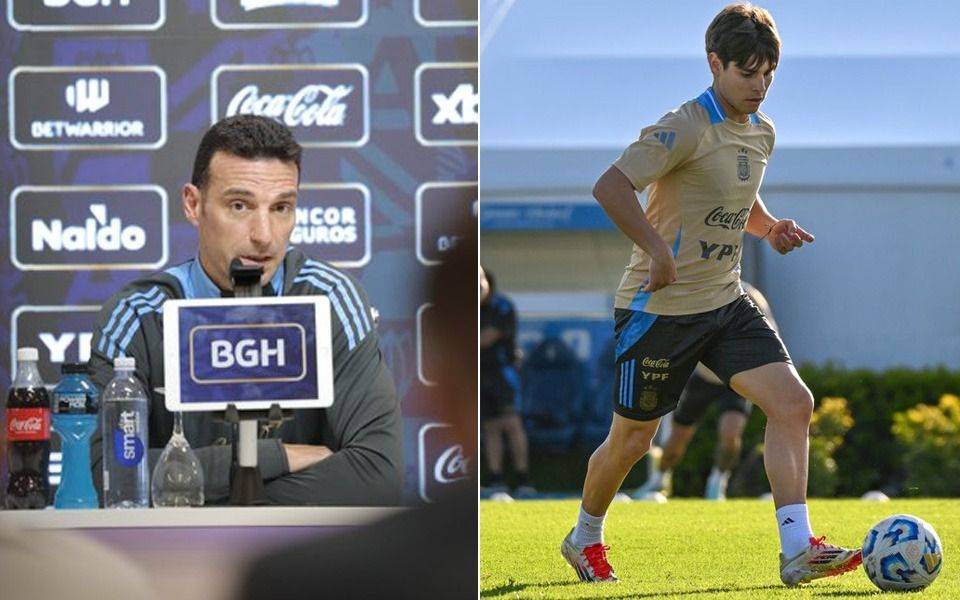 Lionel Scaloni reveló por qué eligió a Benjamín Domínguez por sobre Alejandro Garnacho