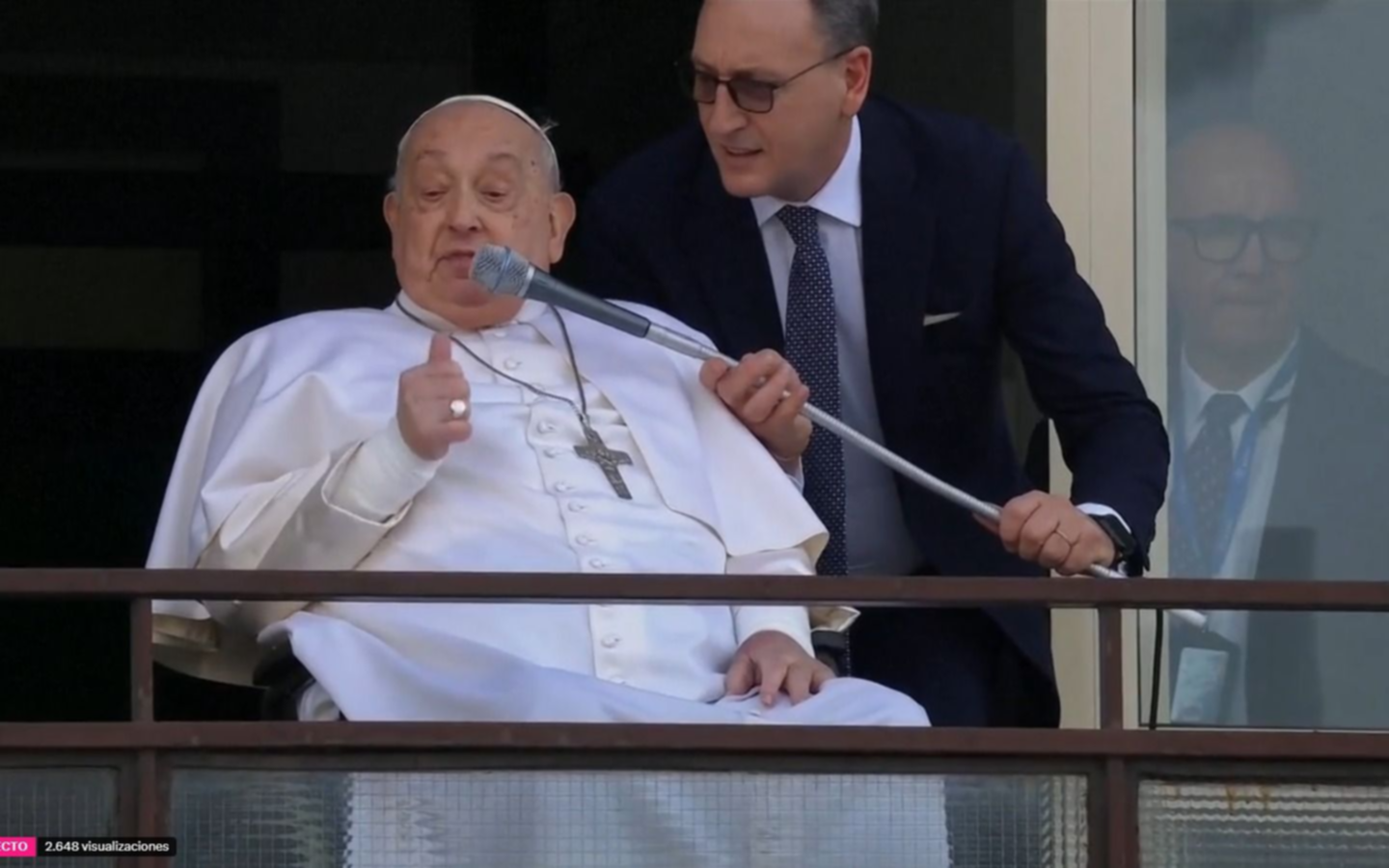 ¡Reapareció el Papa Francisco! Tras 37 días internado, dio un mensaje a los fieles desde el hospital