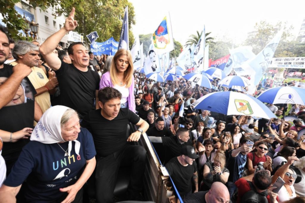 La interna del PJ, con Kicillof y Máximo K marchando por separado