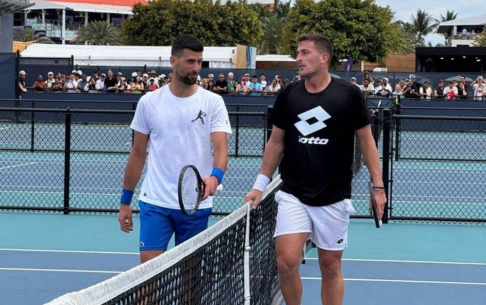 Emotivo gesto de Djokovic para Fede Gómez