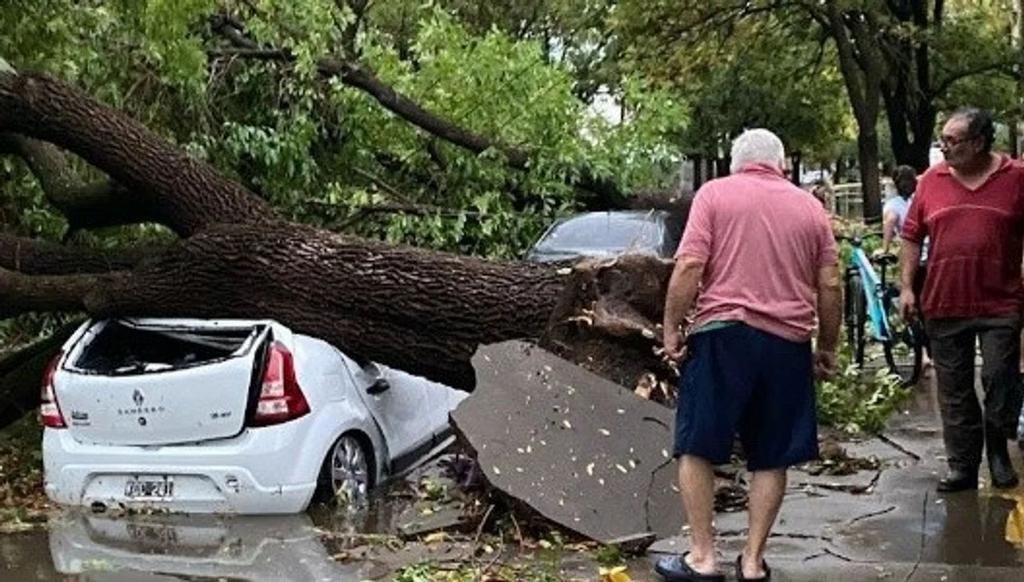 Feroz temporal: pegó fuerte en Santa Fe y Córdoba