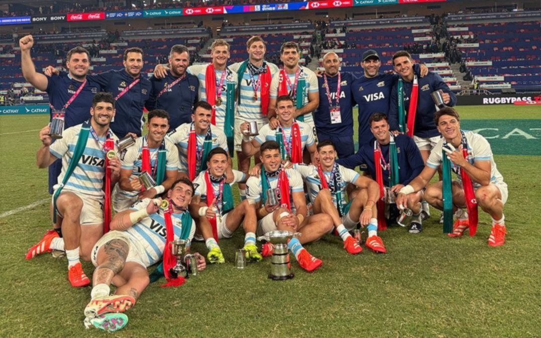 Histórico título para Los Pumas 7s en Hong Kong tras 21 años de espera: segundo Francia
