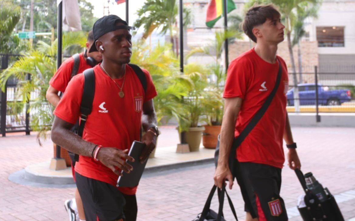 Estudiantes llegó a Venezuela y se prepara para el debut en la Libertadores: el equipo que piensa Domínguez
