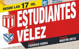 Ahora en vivo!... La SuperTransmi: Estudiantes vs. Vélez