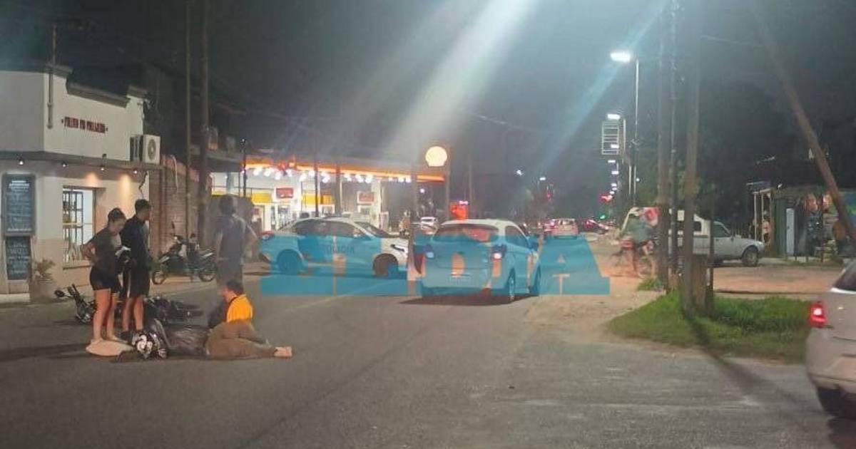 Choque entre un auto y una moto en La Plata dejó heridos y provocó un ...