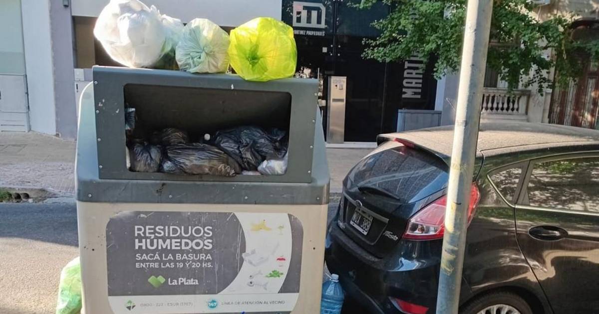 Contenedor desbordado de basura en 50 entre 17 y 18 | El Dia