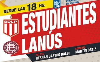 Ahora en vivo... La SuperTransmi: Estudiantes vs. Lanús