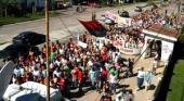 Protesta de vecinos de Lezama y tránsito lento en la ruta 2