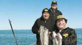 Espectacular temporada de pejes en la Salada de Gral Madariaga